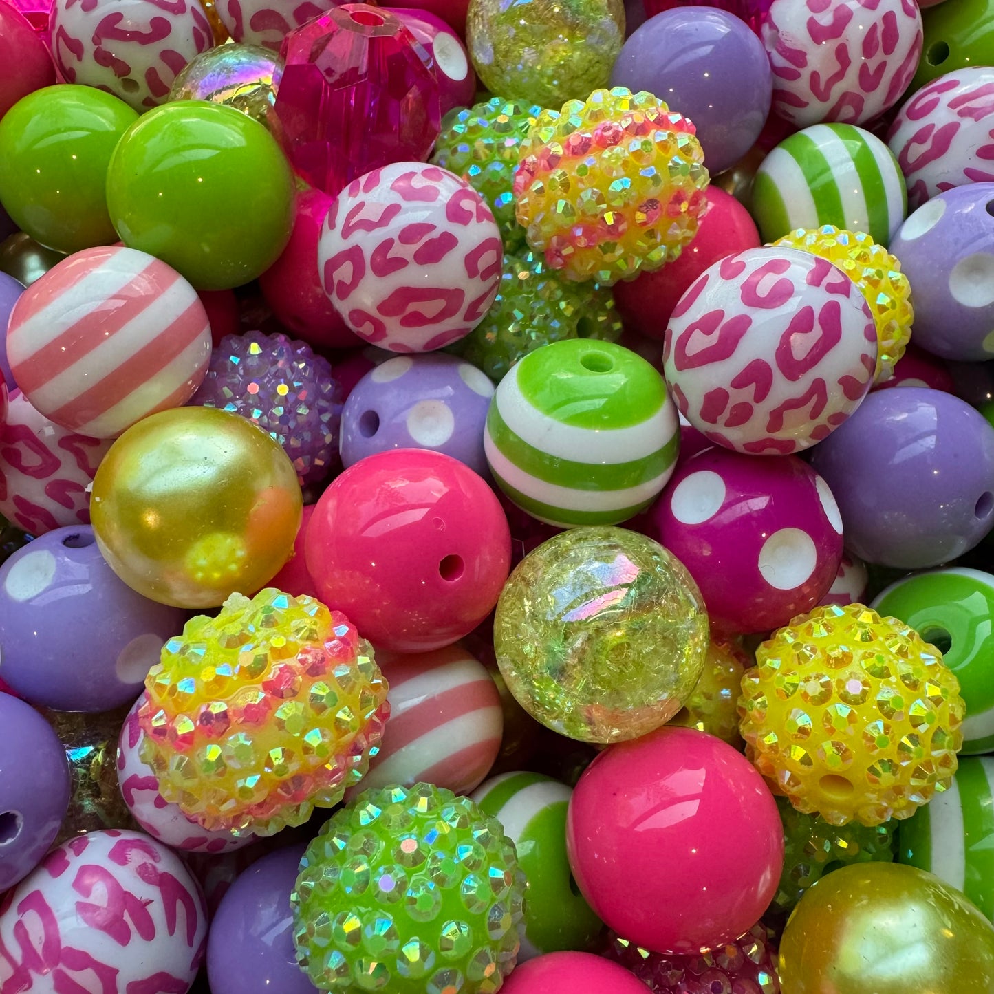 Colorful Leopard Bead Scoop