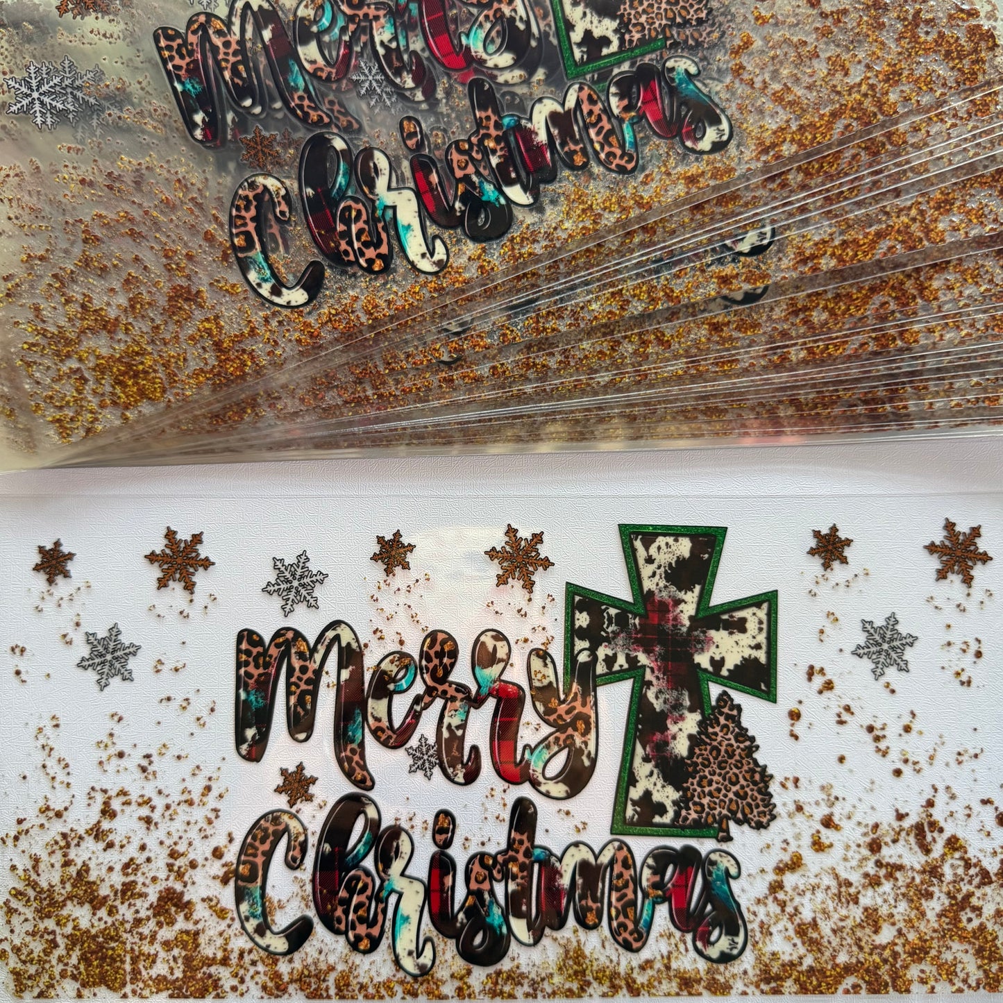 Merry Christmas Cup Wrap #12A