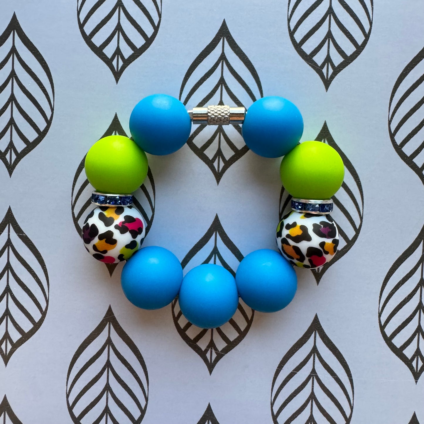 Colorful Leopard Cup Charms