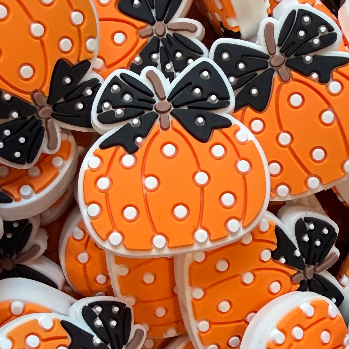 Cute Pumpkin With Bow