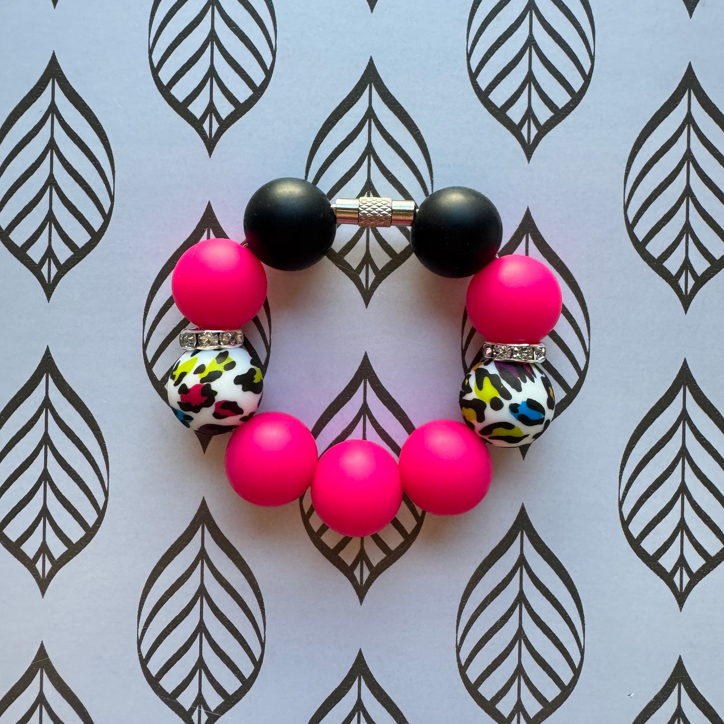 Colorful Leopard Cup Charms