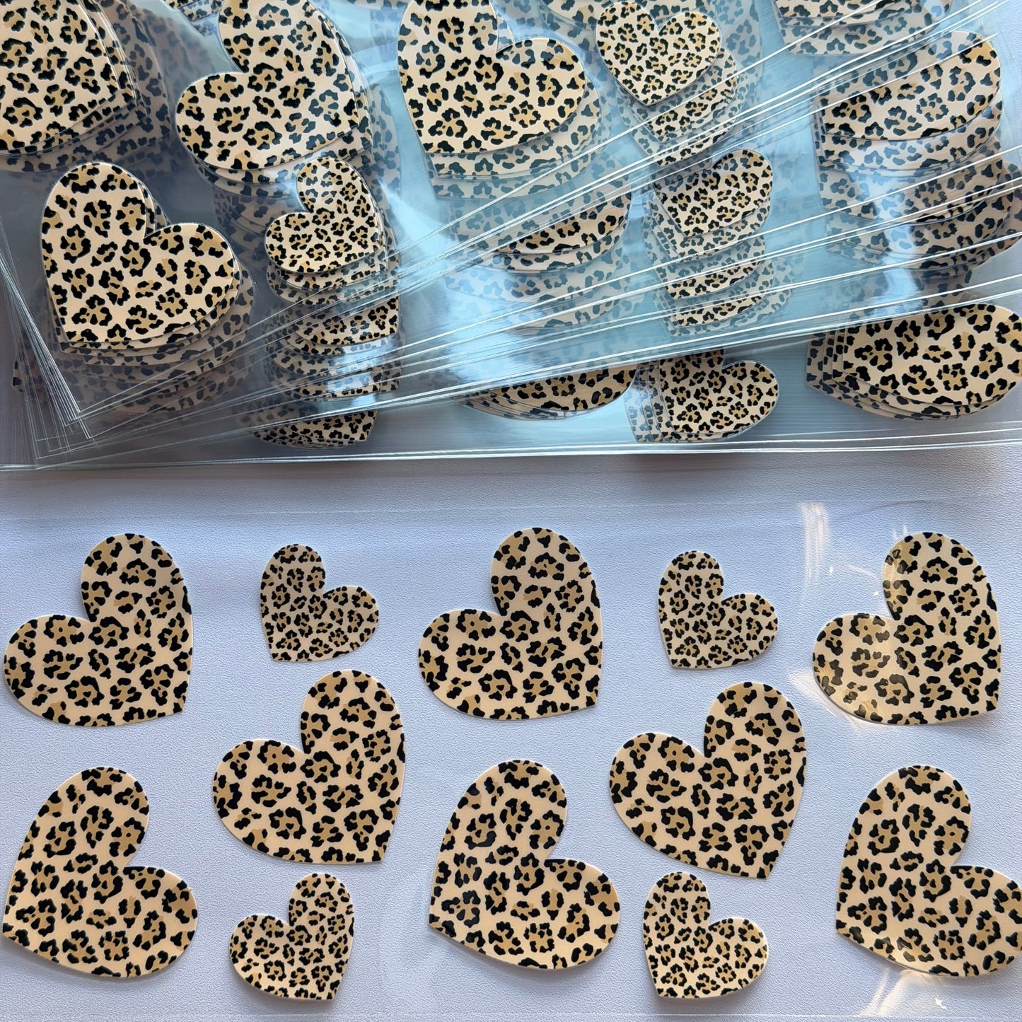 Leopard Hearts Cup Wrap #6
