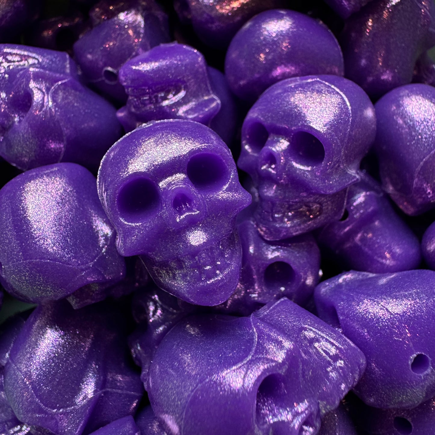 3D Metallic Skull Head