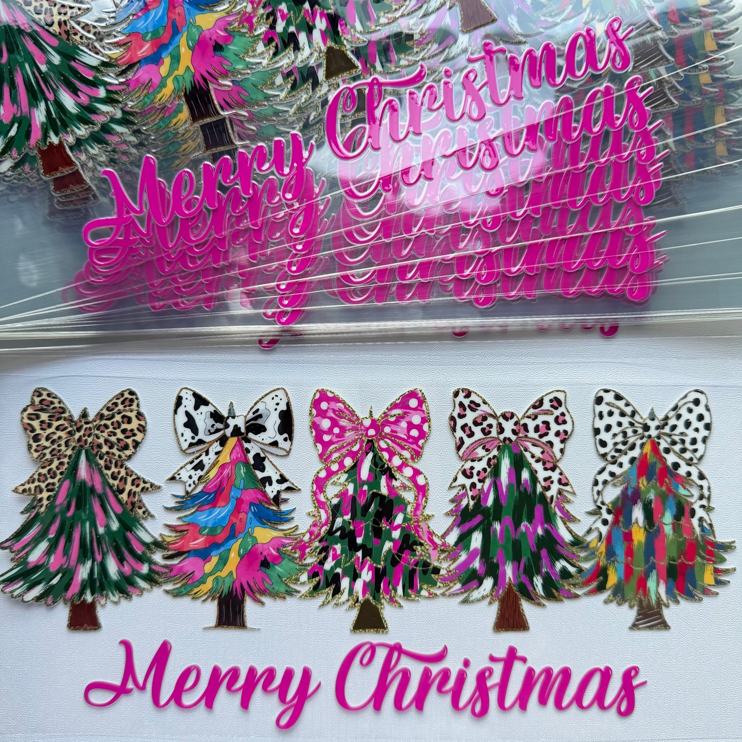 Pink Christmas Cup Wrap #14A