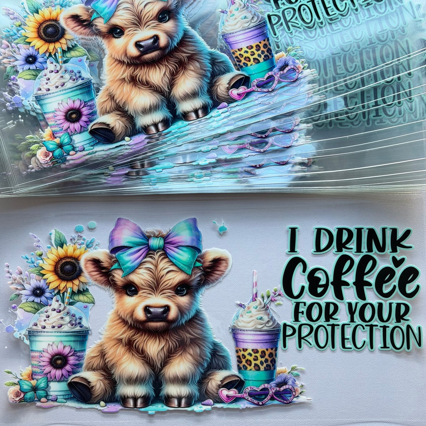 Coffee For Your Protection Cup Wrap #25