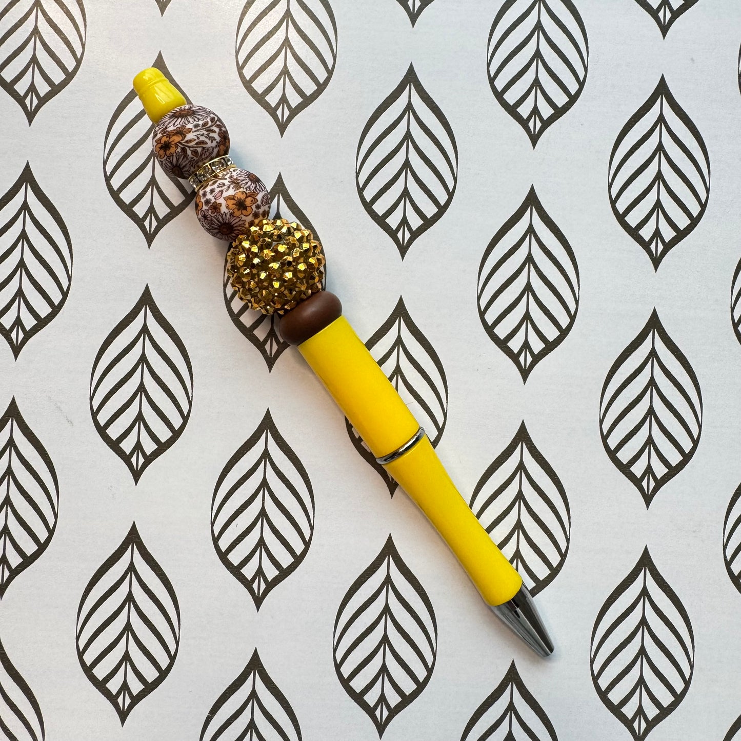 Maple Blooms Yellow Pen