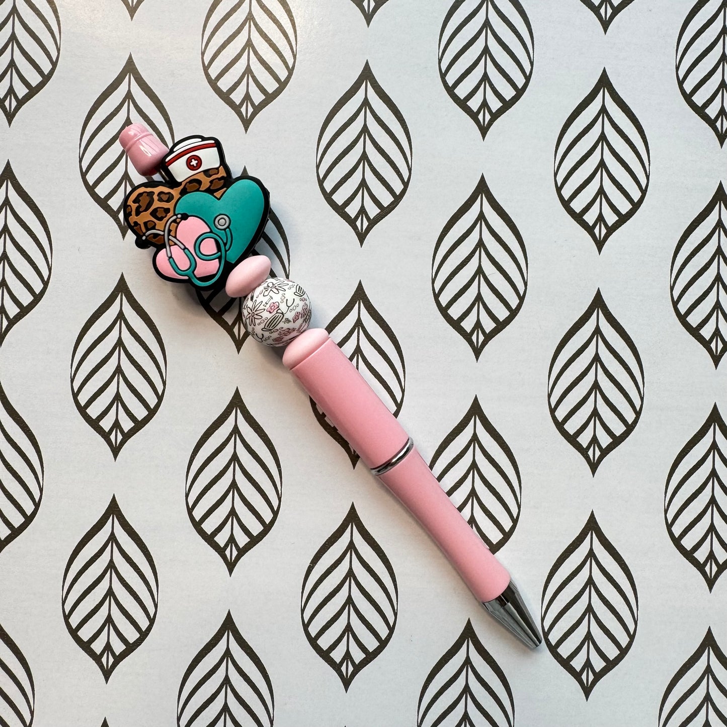 Heart Nurse Pink Pen