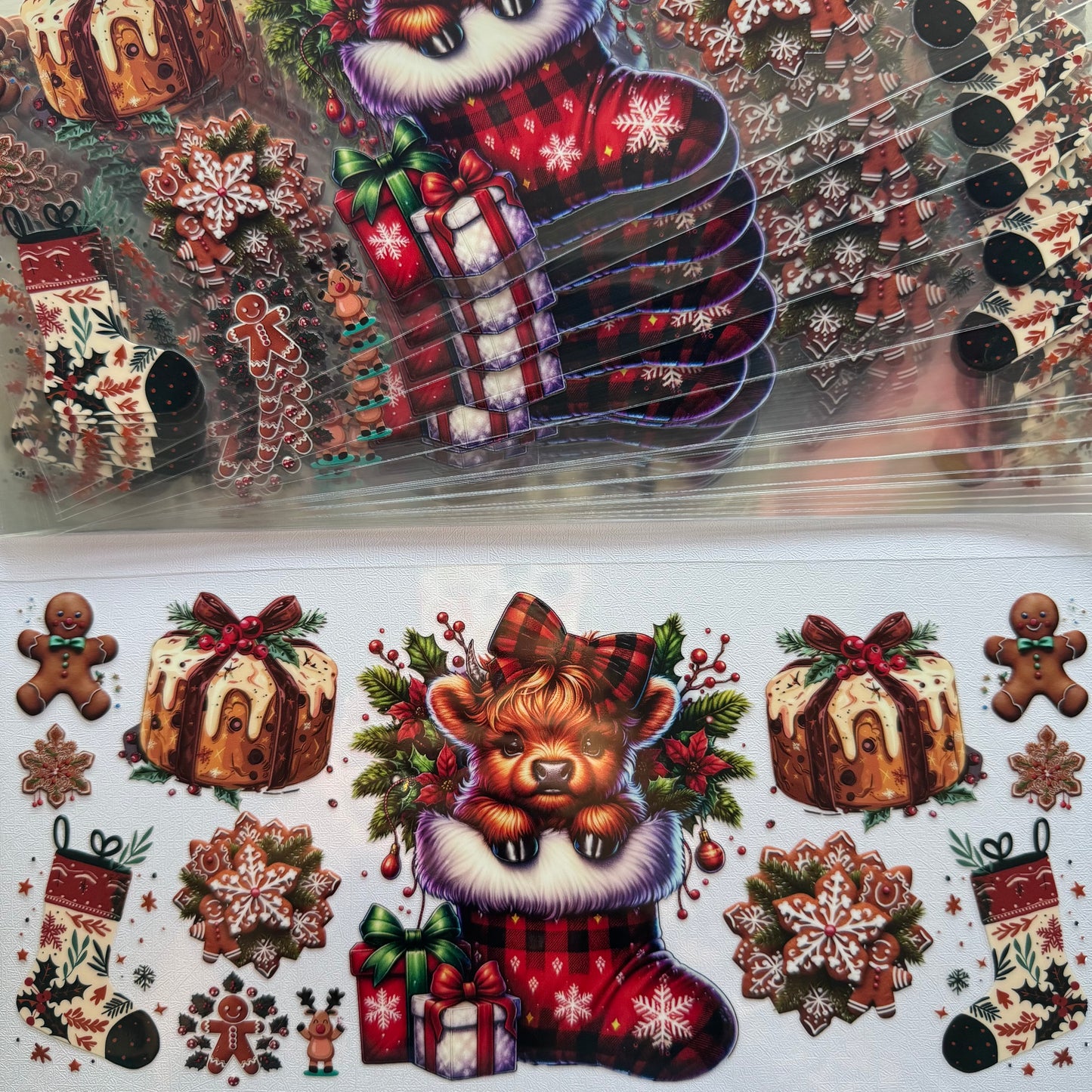 Cow In A Stocking Cup Wrap #6A