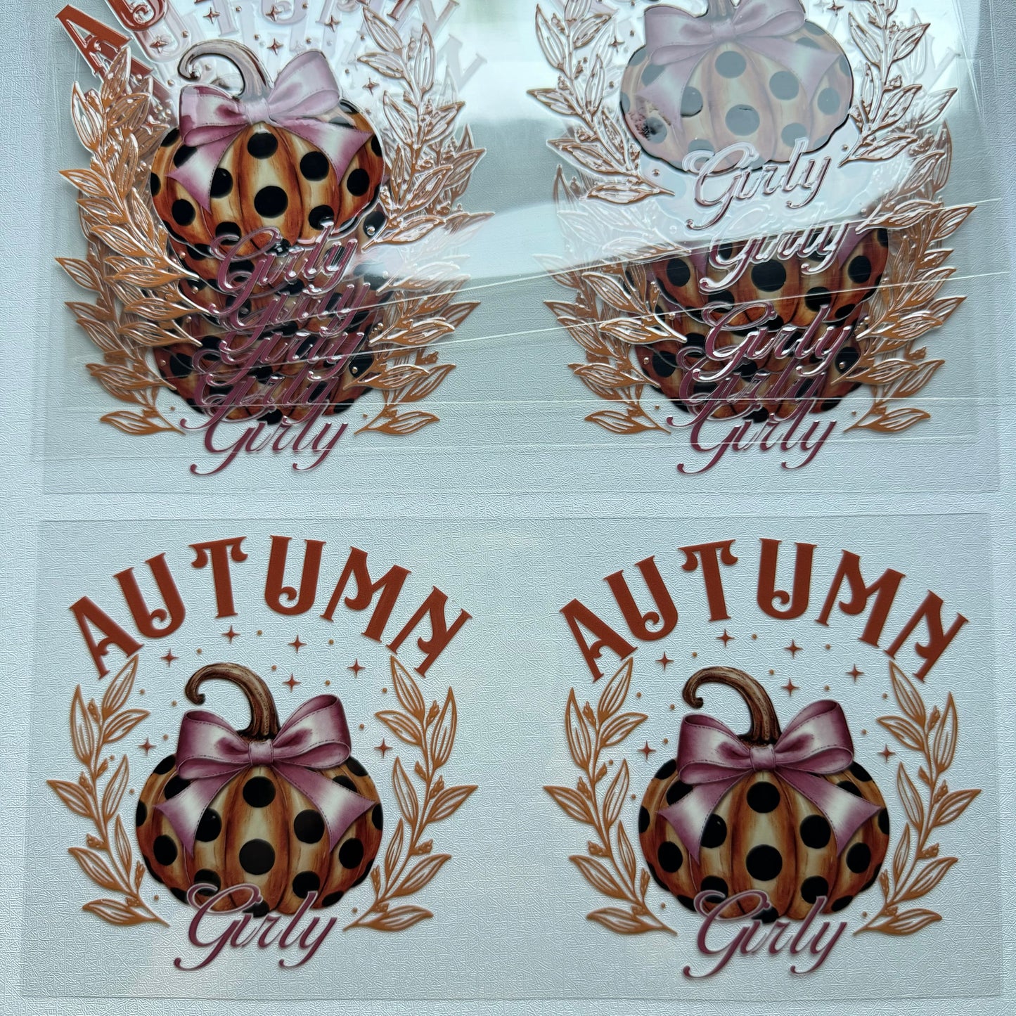 Autumn Girly Cup Wrap #6