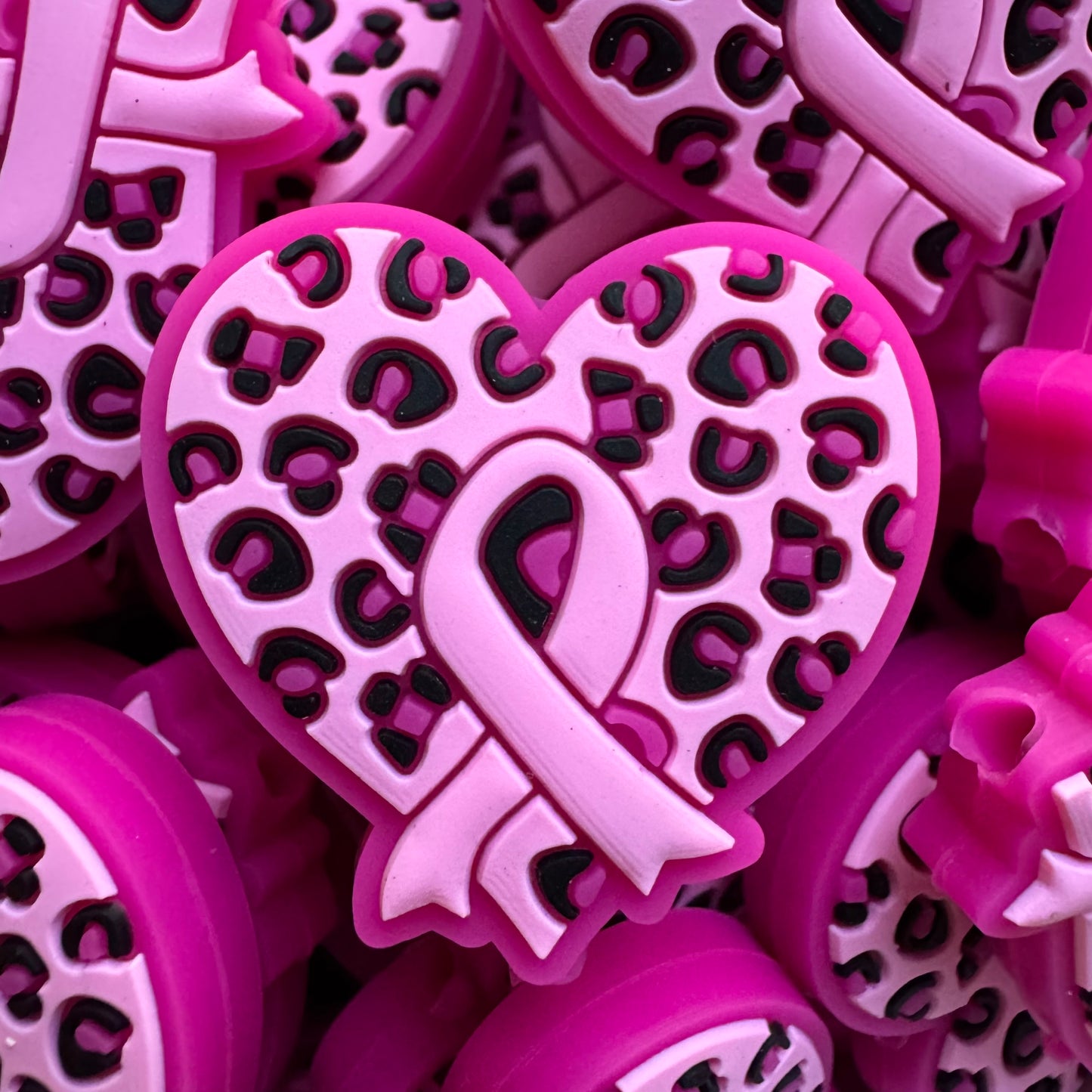 Breast Cancer Ribbon Heart