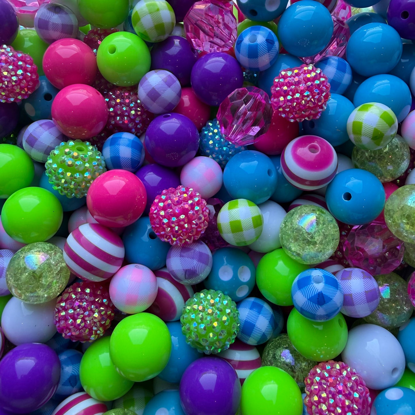 Colorful Plaid Bead Scoop