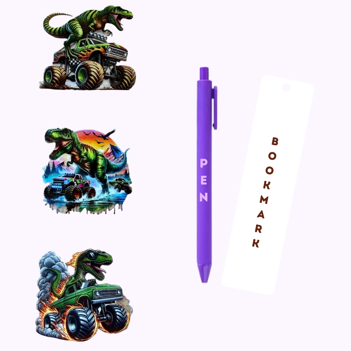 Dinosaur Pen/Bookmark Wrap #83