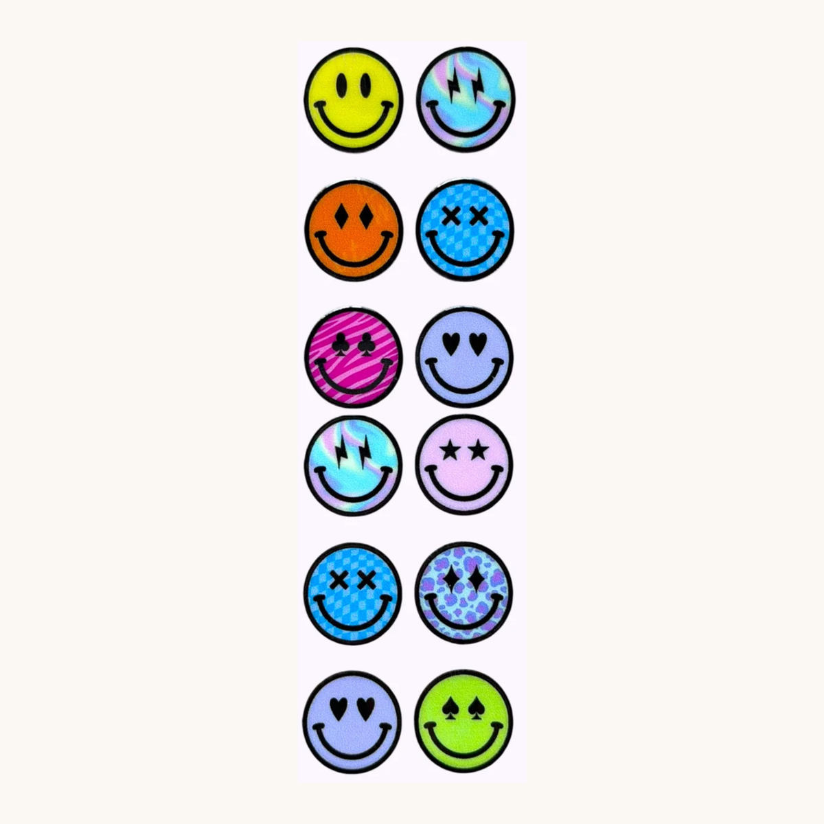 Multi-Color Smiley Faces