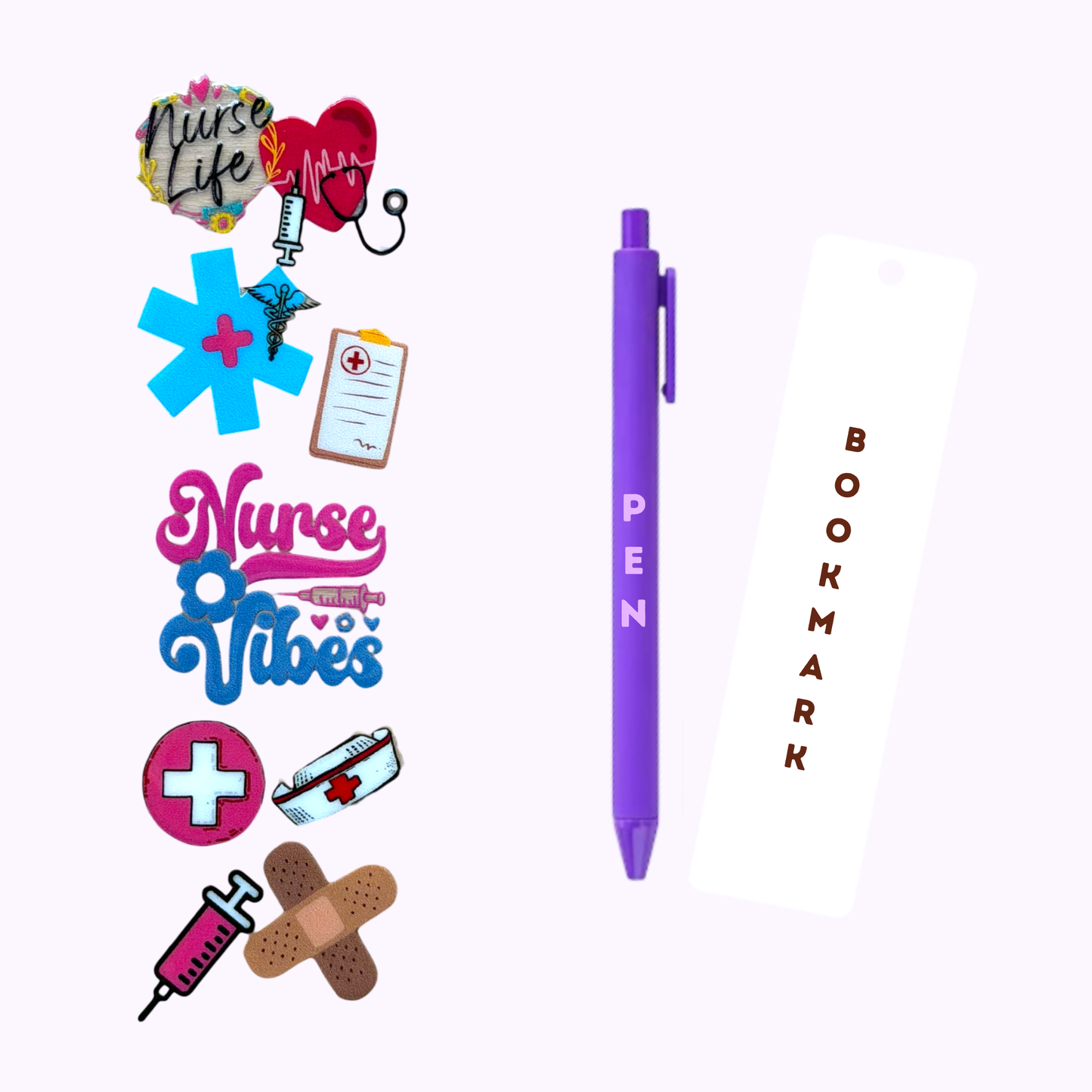 Nurse Vibes Pen/Bookmark Wrap #40