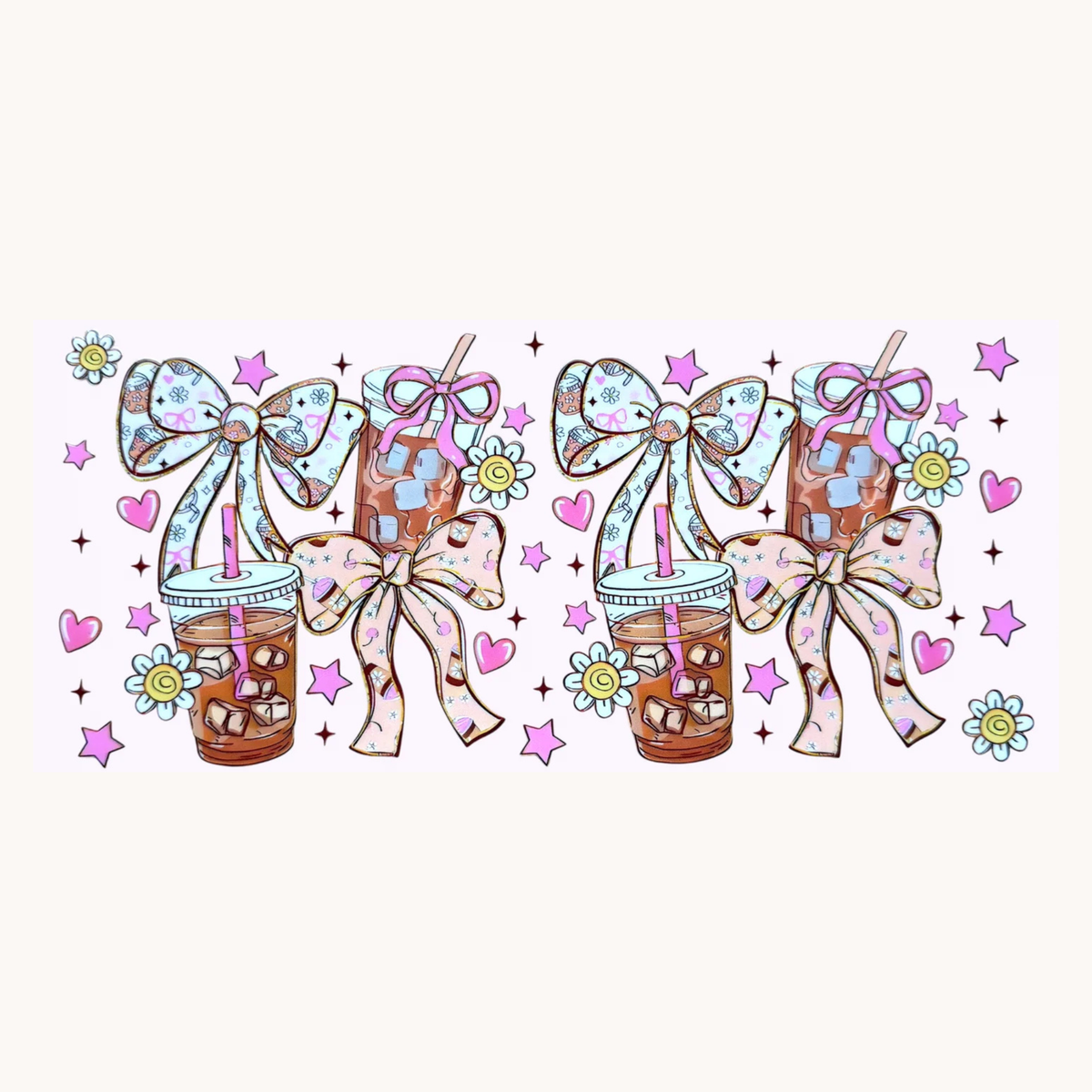 Iced Coffee & Bows