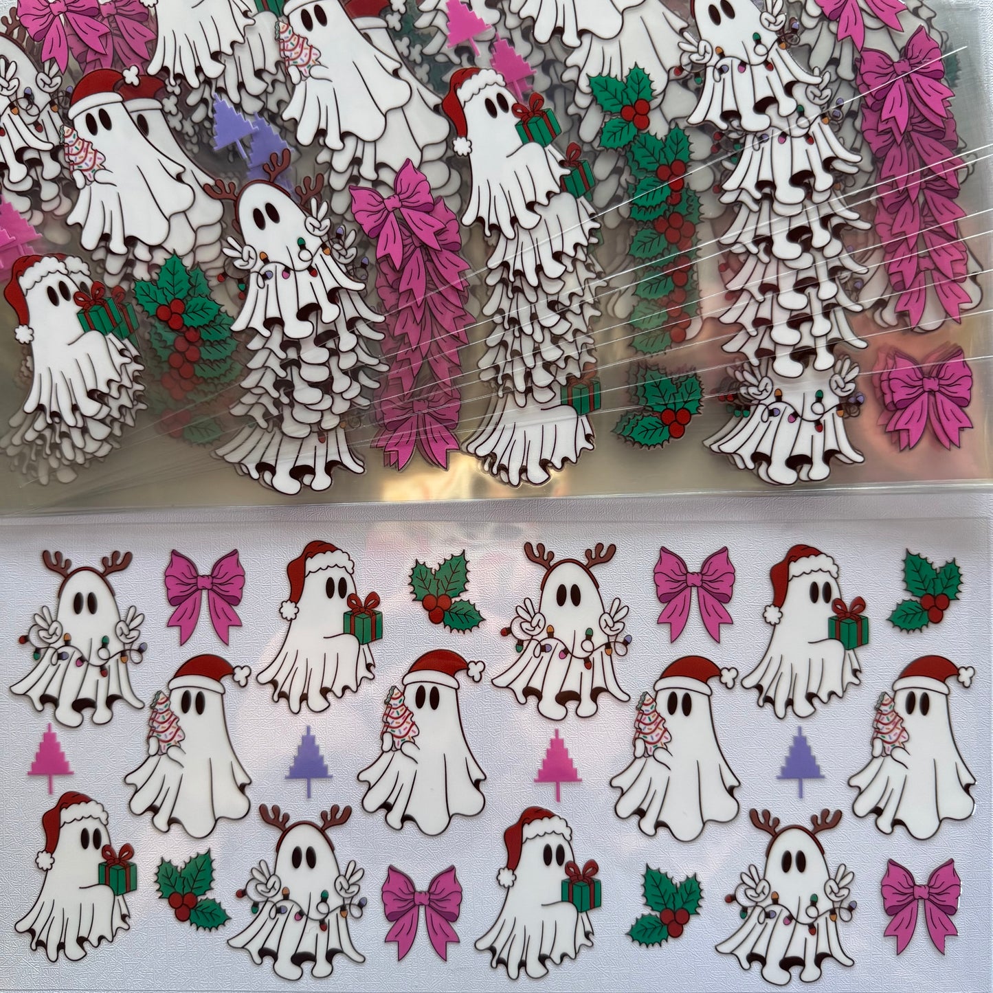 Christmas Ghost Cup Wrap #9A