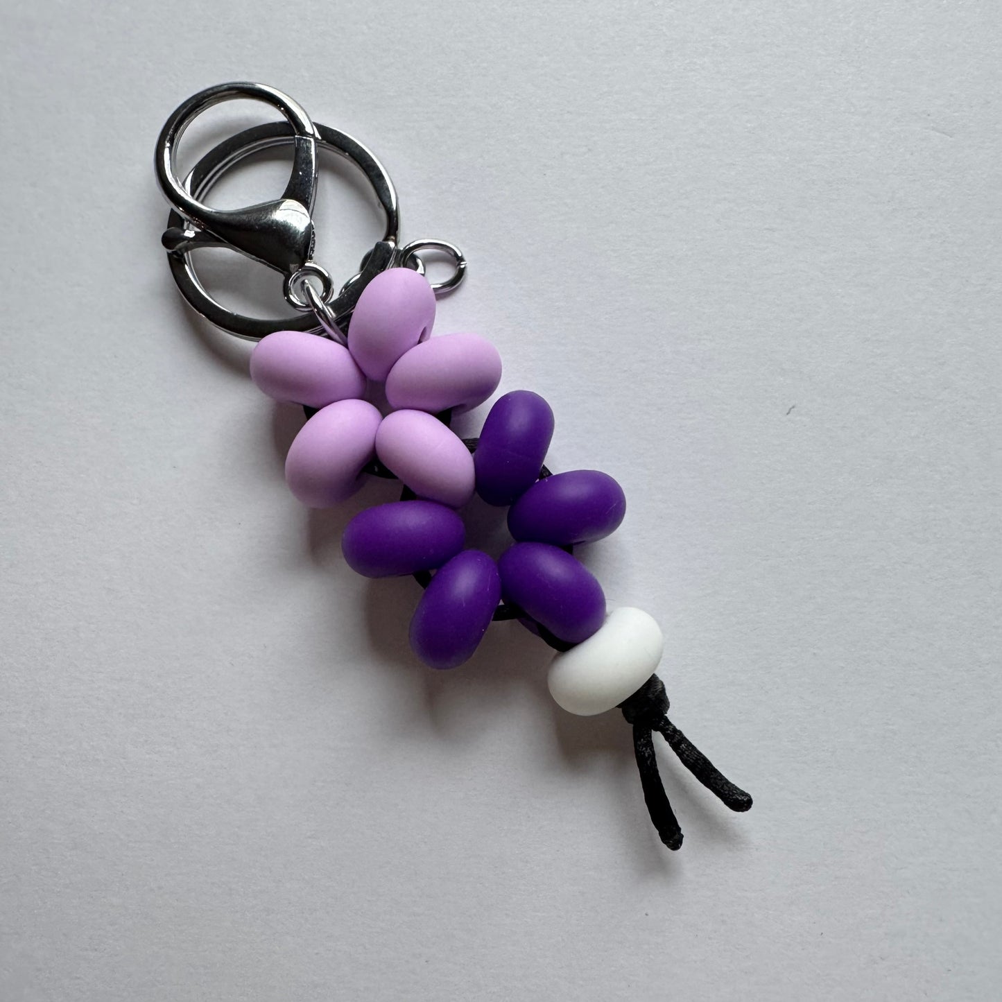 Beaded Flower Keychains