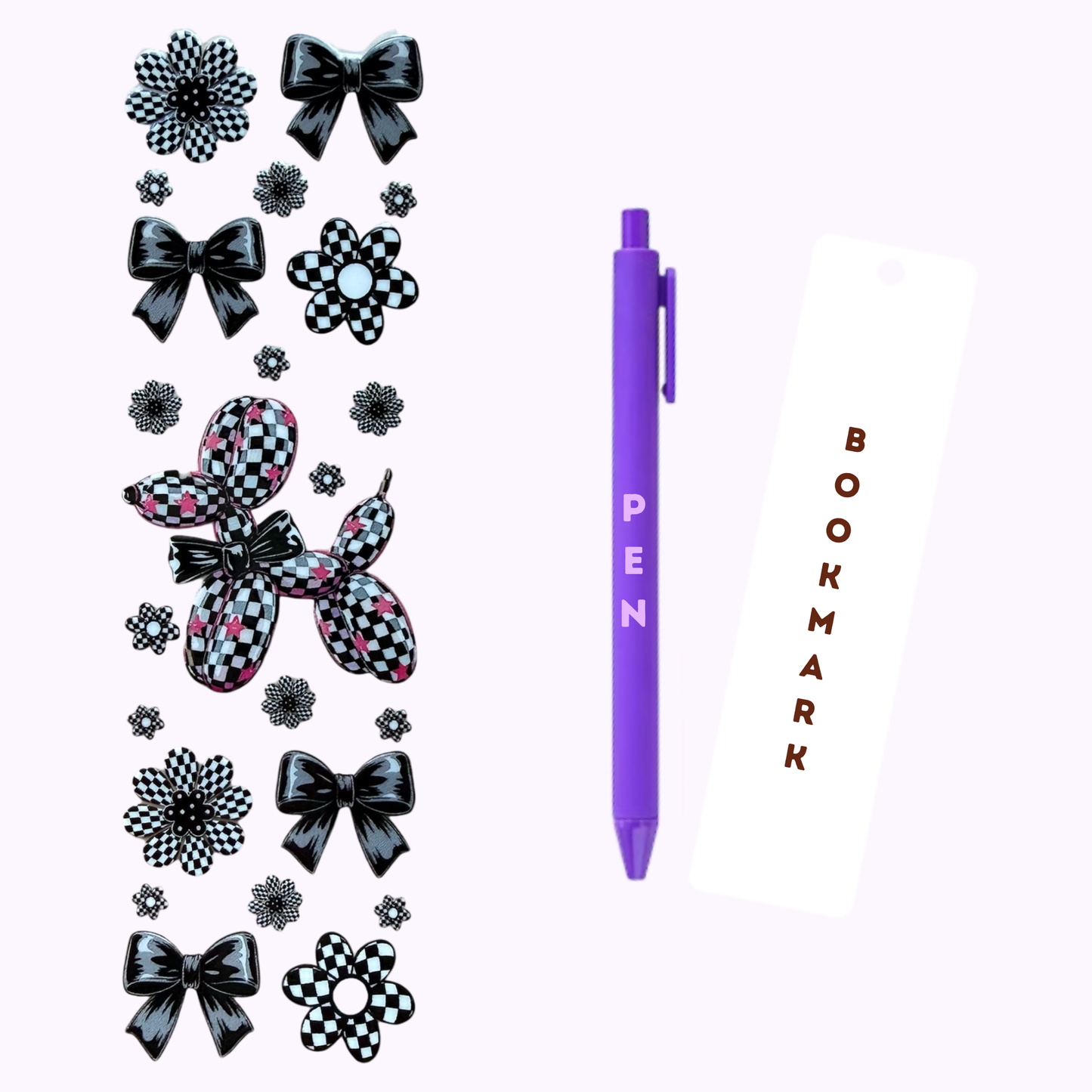 Ballon Dog Pen/Bookmark Wrap #58