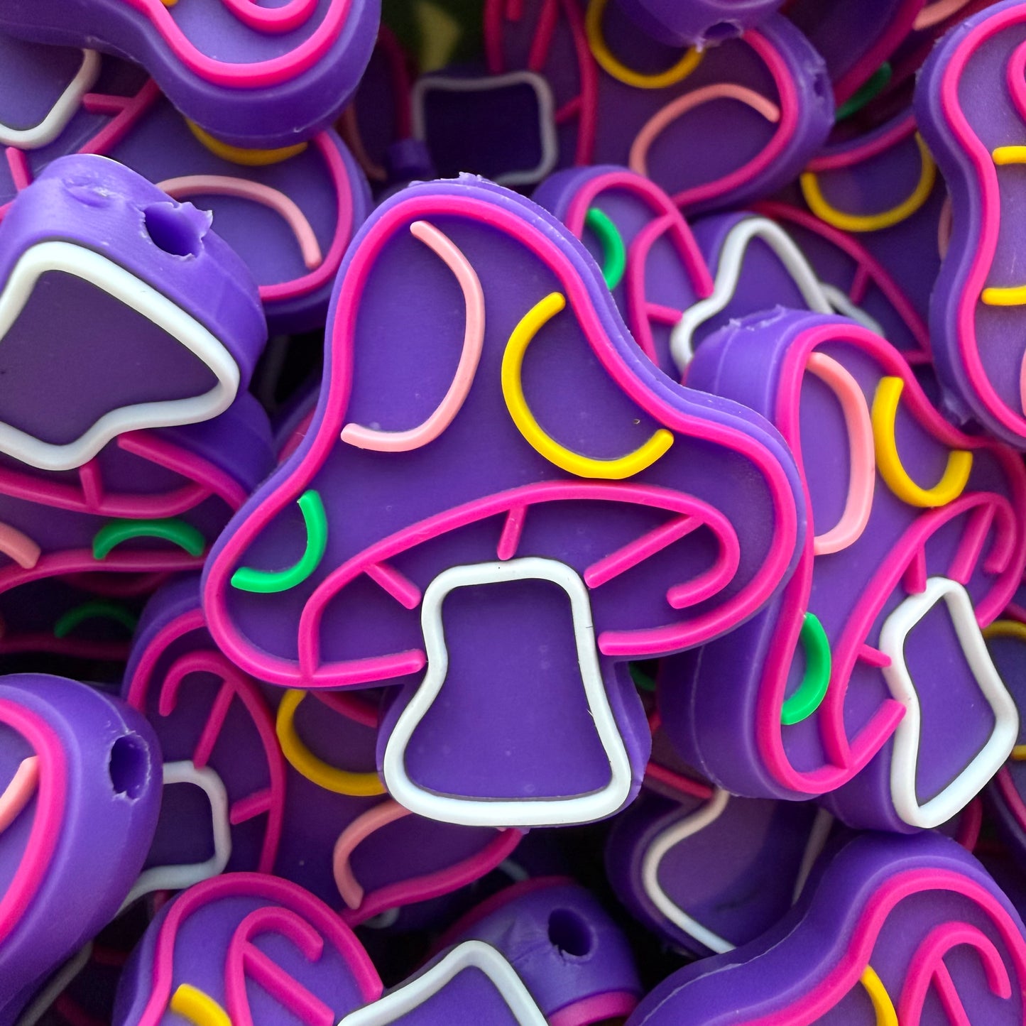 Neon Light Mushroom