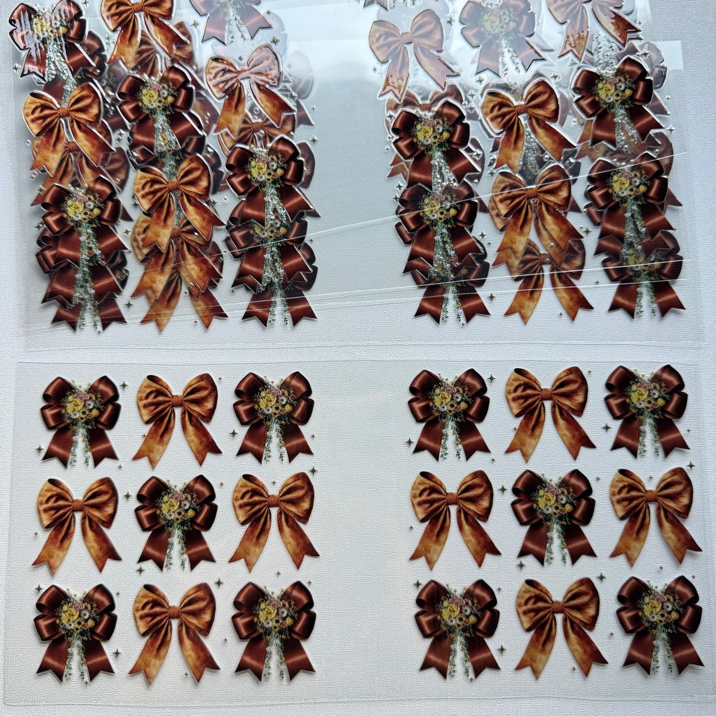Brown Bows Cup Wrap #2