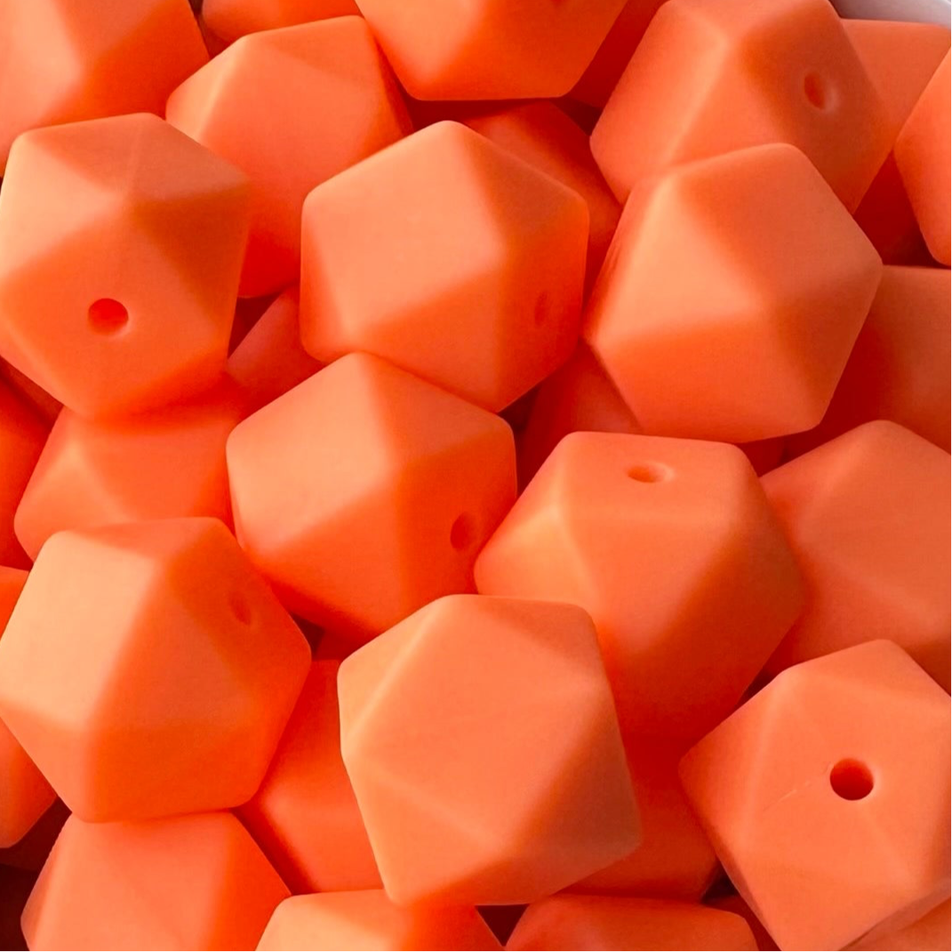 Hexagon Cream Orange