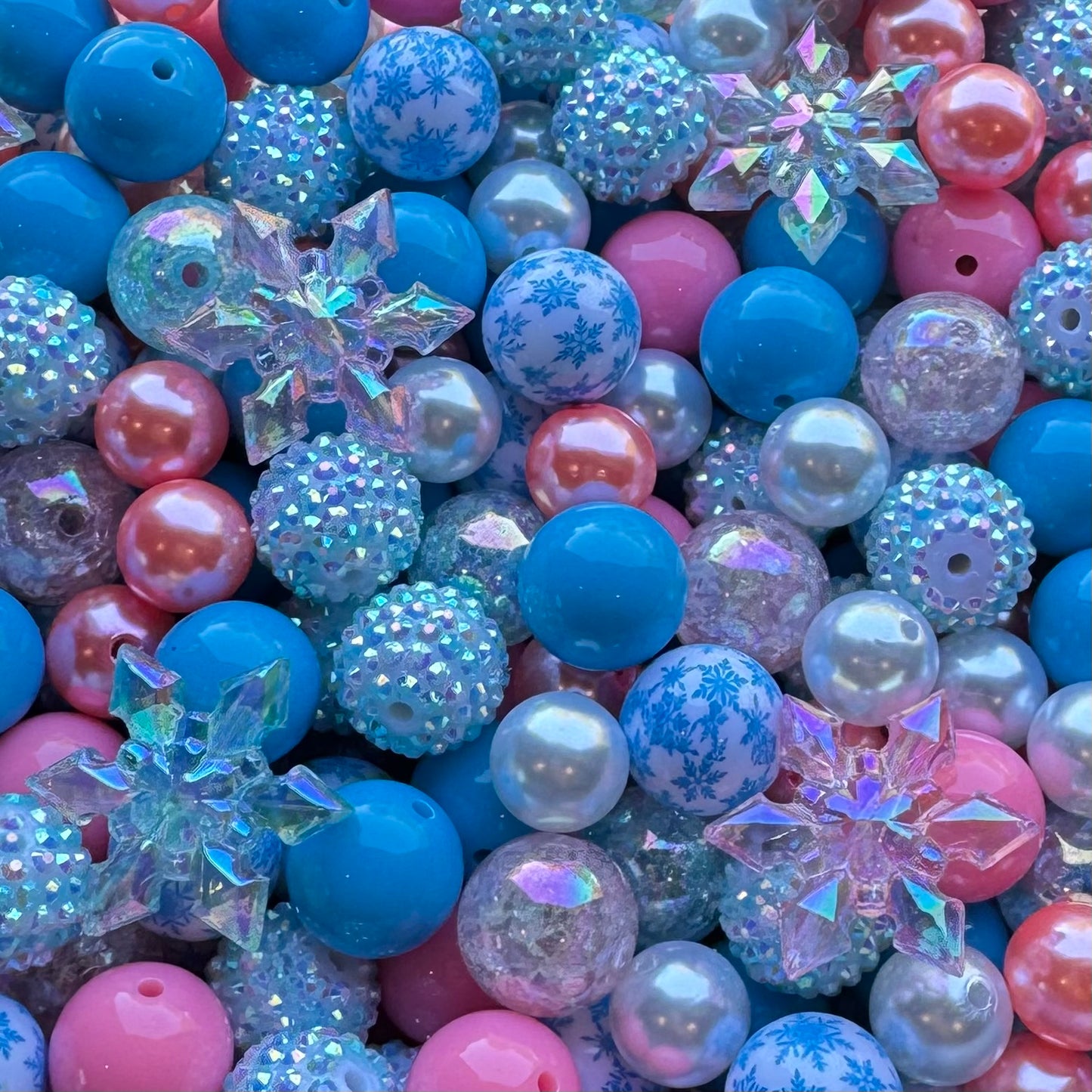 Icy Snowflake Bead Scoop