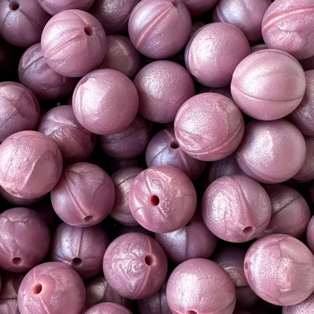 15mm Silicone Pearl Beads