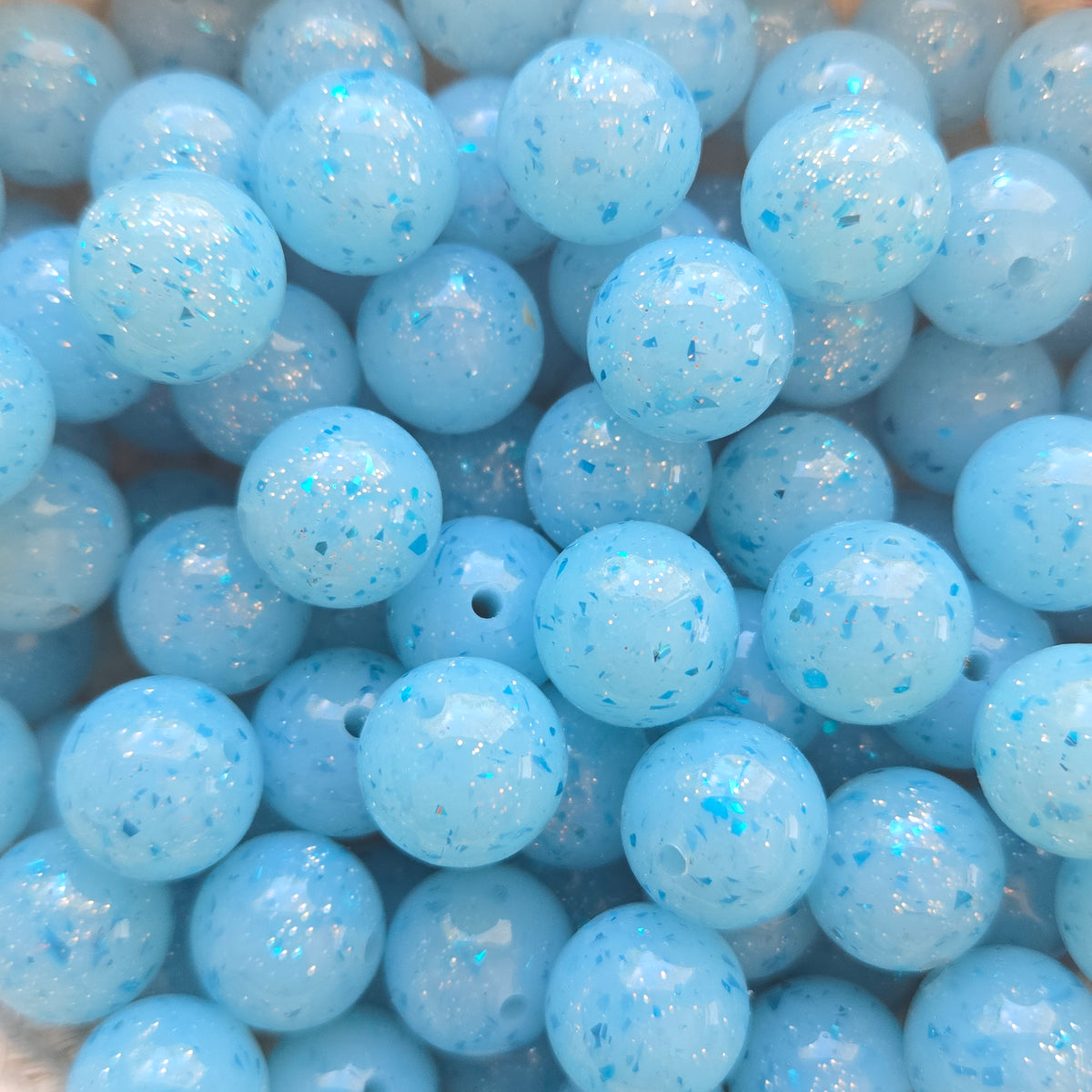 Blue with Blue Confetti