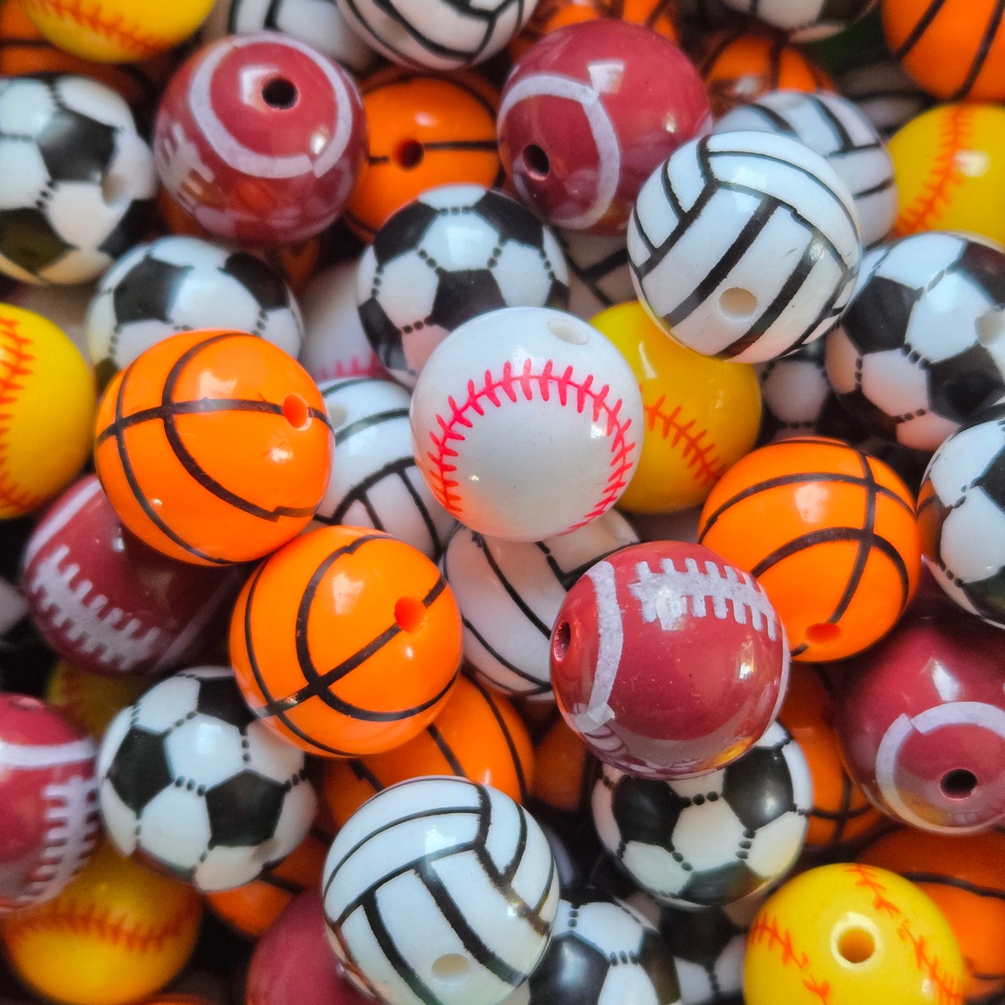 16mm Let's Play Ball Mix 12pc