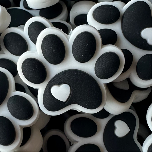 B&W Paw Print