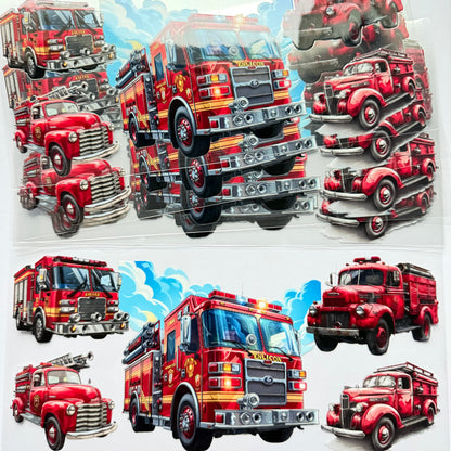 Firetrucks Cup Wrap #76