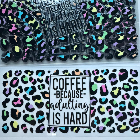 Coffee Themed Cup Wraps