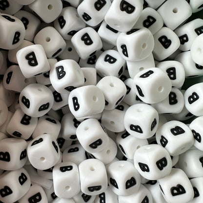 12mm Letter & Number Beads