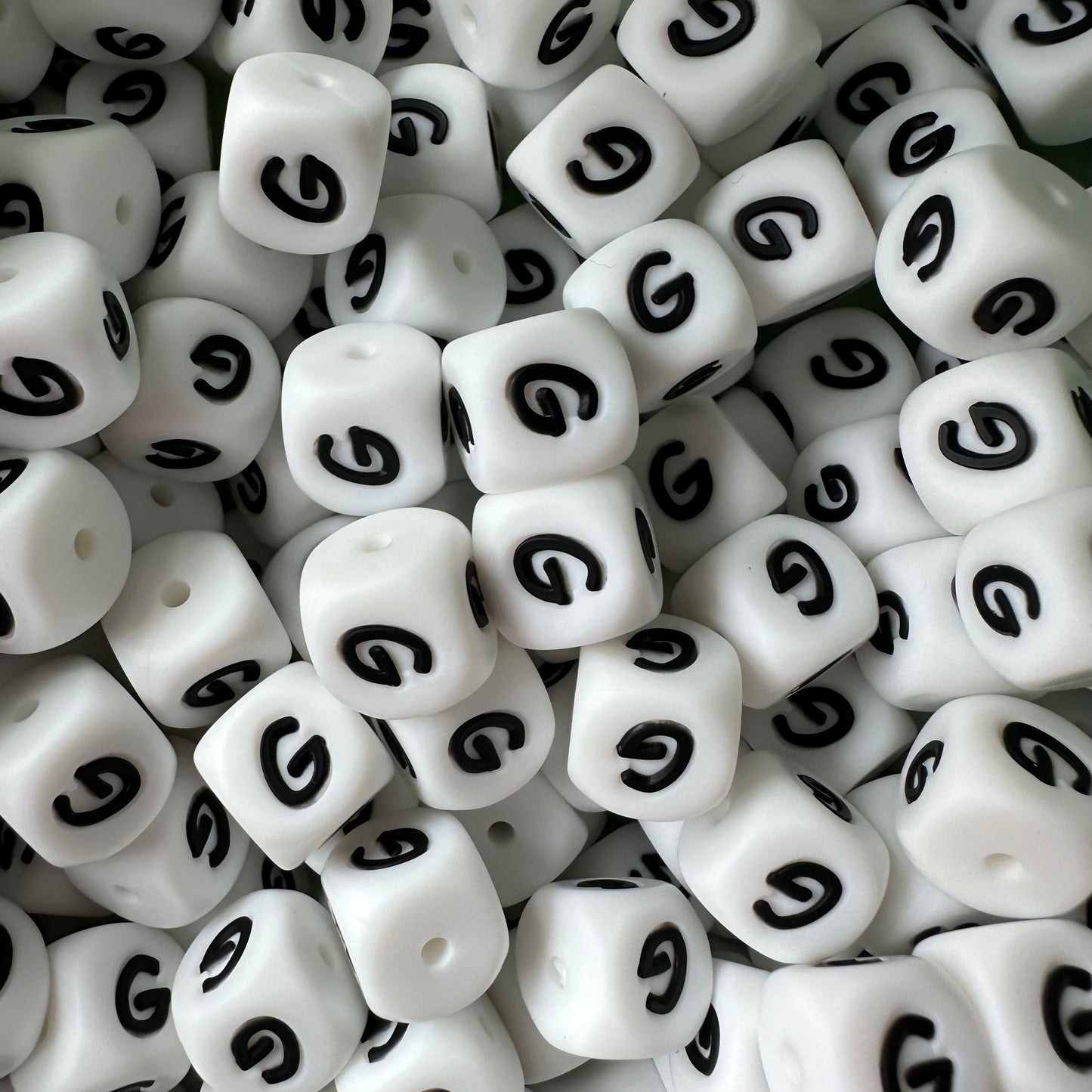 12mm Letter & Number Beads