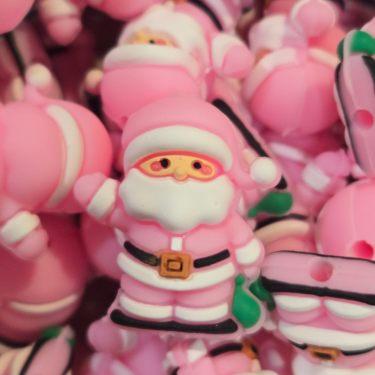 3D Pink Santa