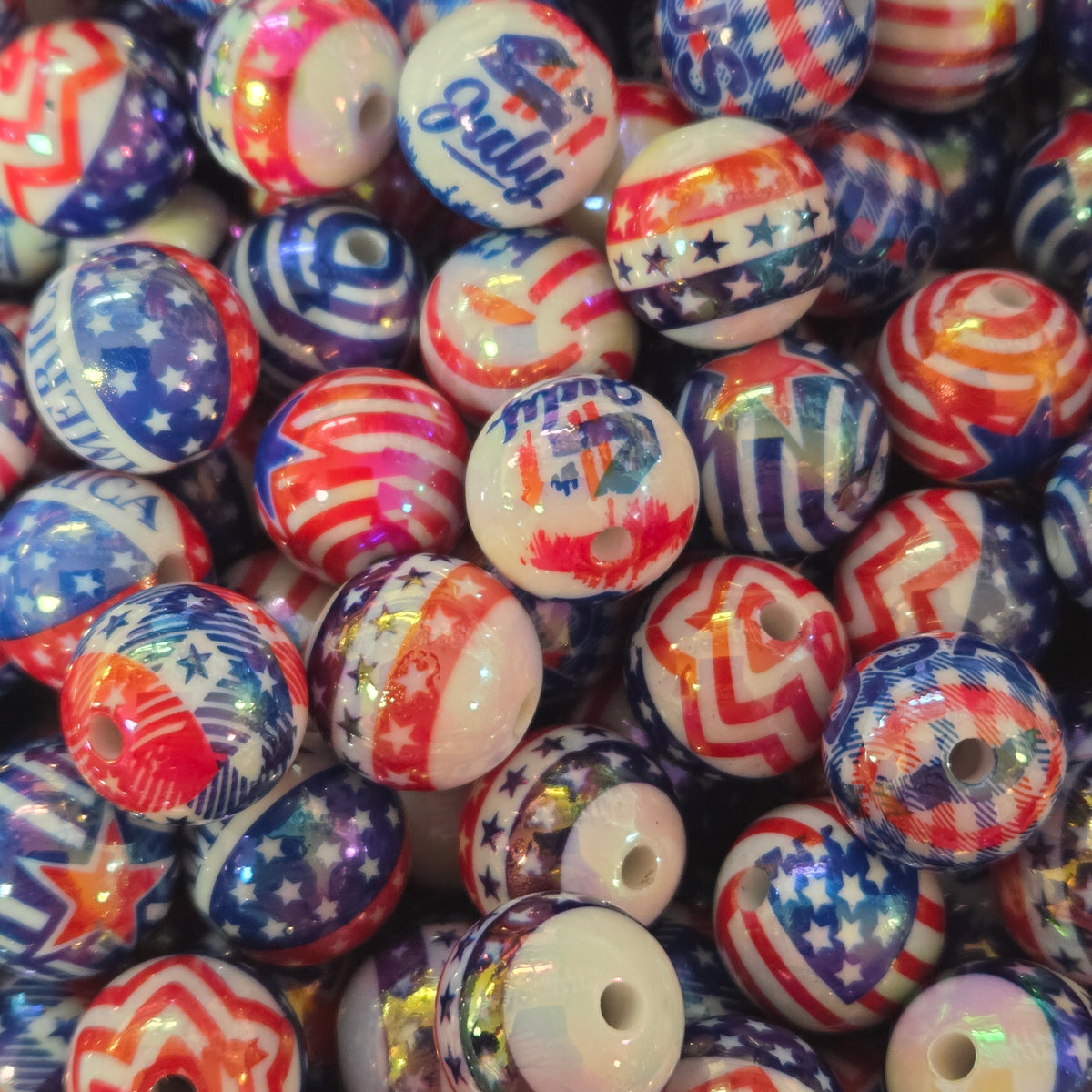 16mm 'Merica Mix 20pcs