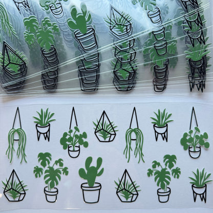 Plant Themed Cup Wraps