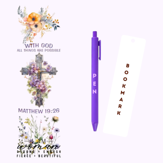 With God Pen/Bookmark Wrap #76