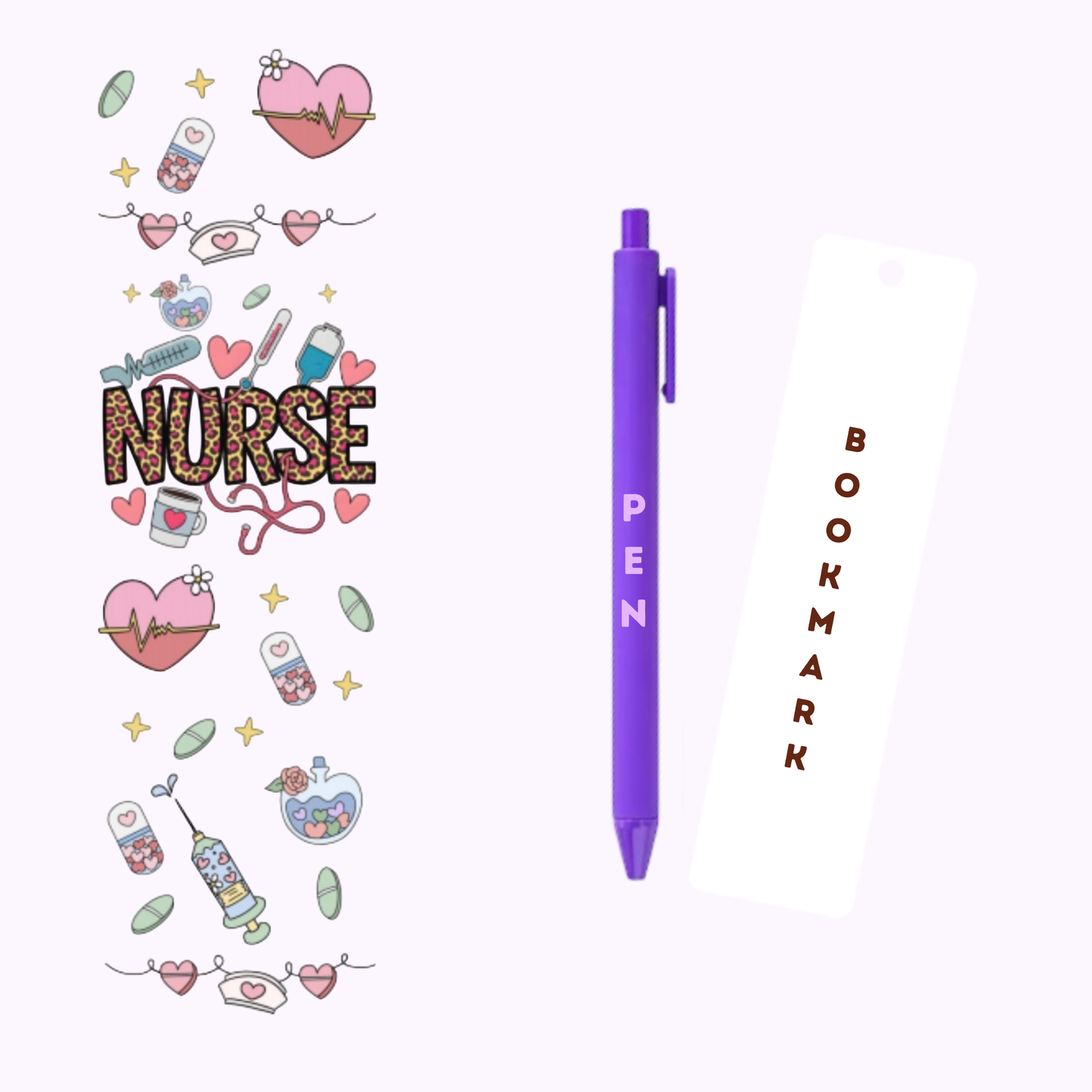 Nurse Pen/Bookmark Wrap #42