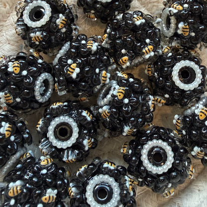 Acrylic Bee Beads 🐝