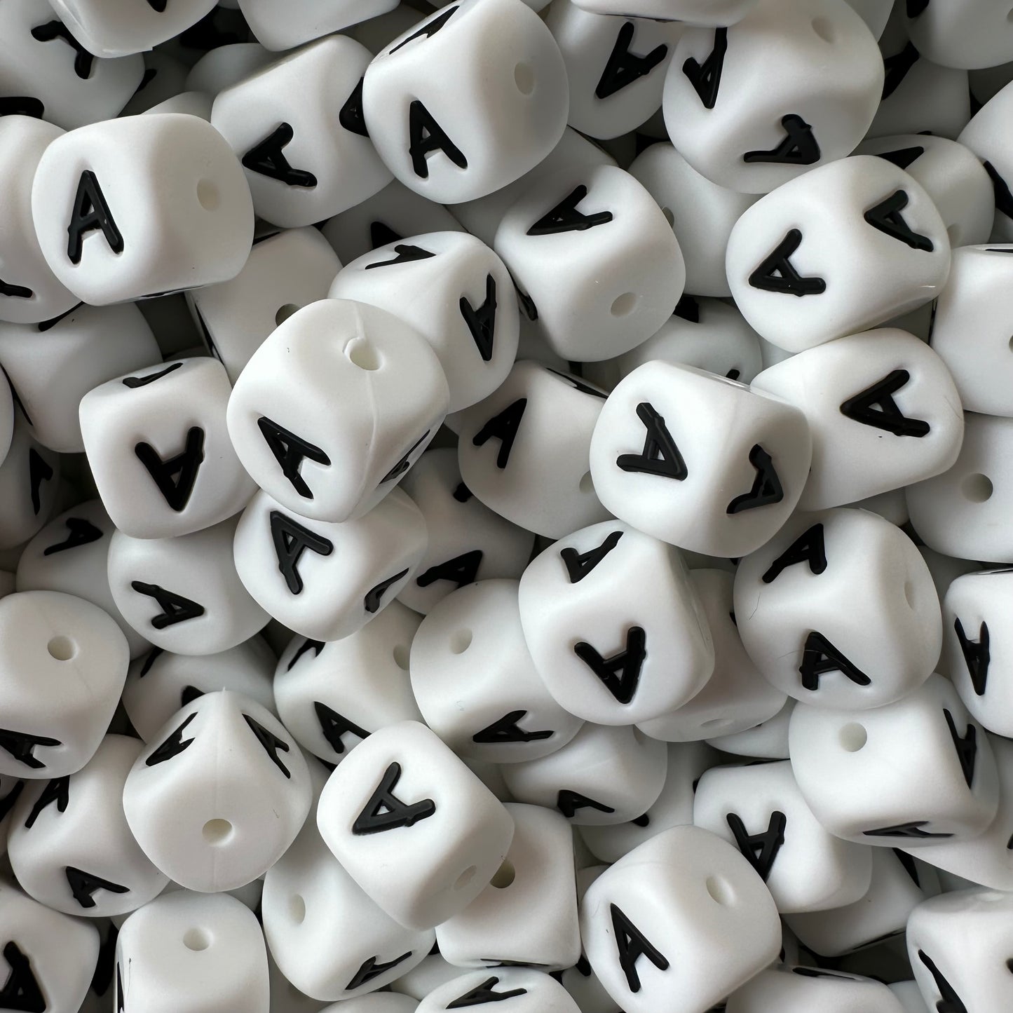 12mm Letter & Number Beads