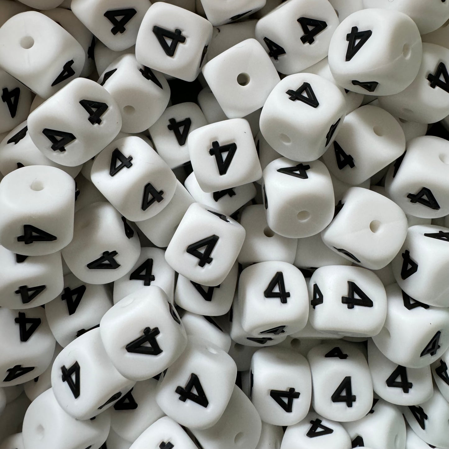 12mm Letter & Number Beads