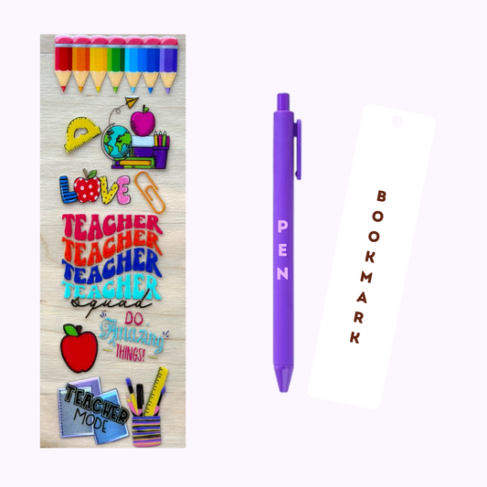 Teacher Pen/Bookmark Wrap #39