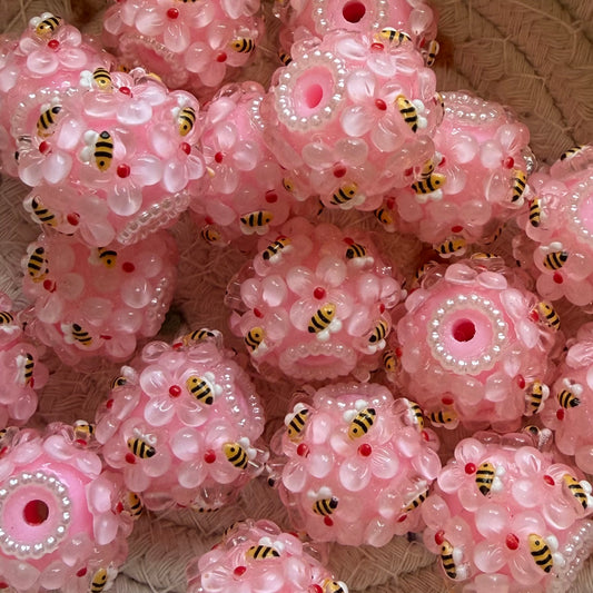 Acrylic Bee Beads 🐝