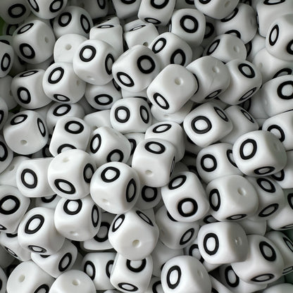 12mm Letter & Number Beads