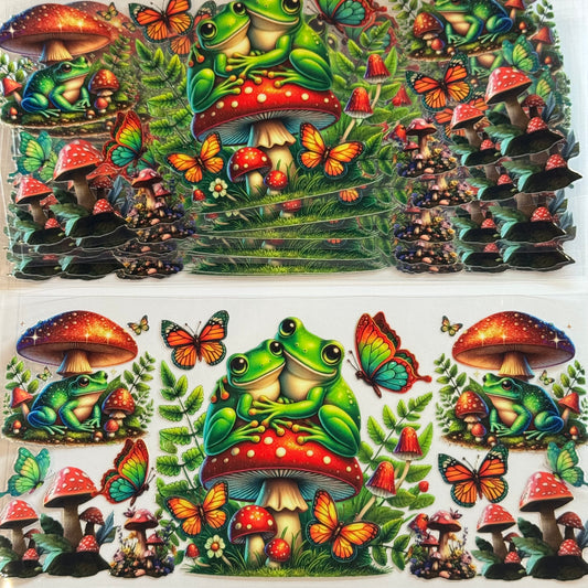 Frog & Mushrooms Cup Wrap #10