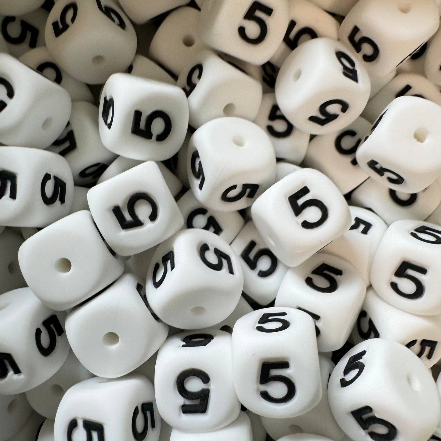 12mm Letter & Number Beads