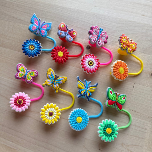 Straw Toppers Mixed 8pk