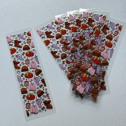 Fall Bookmark/Pen Wraps