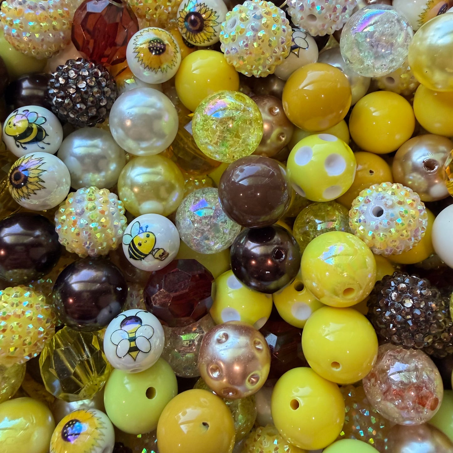 Sunflower Honey Bead Scoop